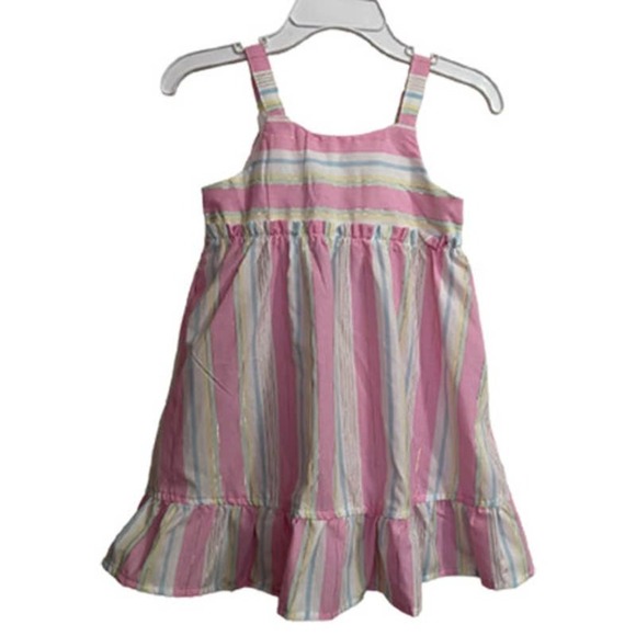 ♥ Picapino Striped Summer Dress 18 Months - Picture 1 of 5